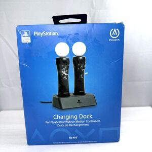 PlayStation PowerA Charging Dock Only For PS4 Move Motion Controllers NEW